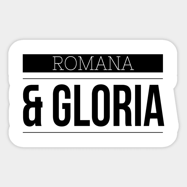 Ramona And Gloria Sticker by ERRAMSHOP